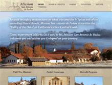 Tablet Screenshot of missionsanantonio.net